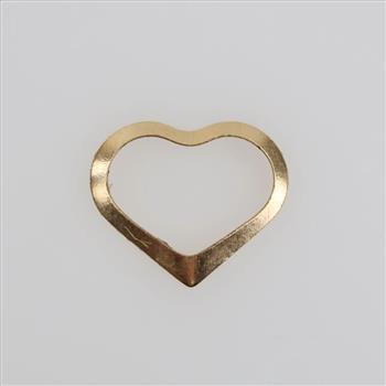 10kt Gold Heart Pendant