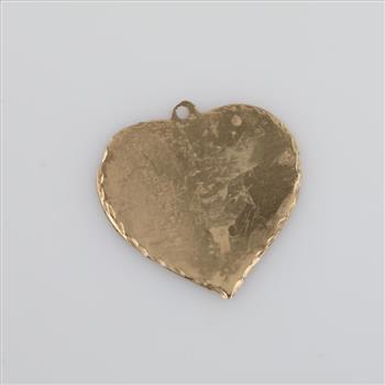 10kt Gold Heart Pendant
