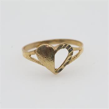 10kt Gold Heart Ring