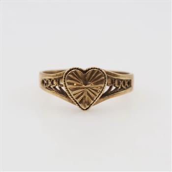 10kt Gold Heart Ring