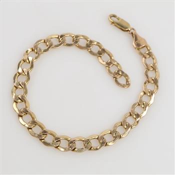10kt Gold Hollow Chain