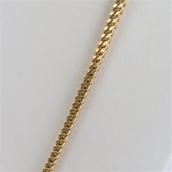 10kt Gold Hollow Link Necklace