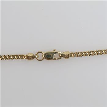 10kt Gold Hollow Link Necklace