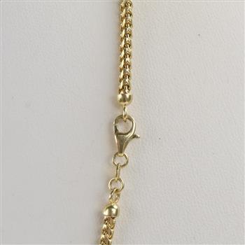 10kt Gold Hollow Necklace