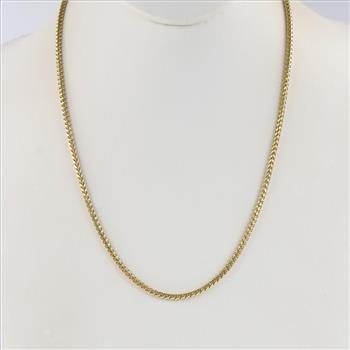 10kt Gold Hollow Necklace