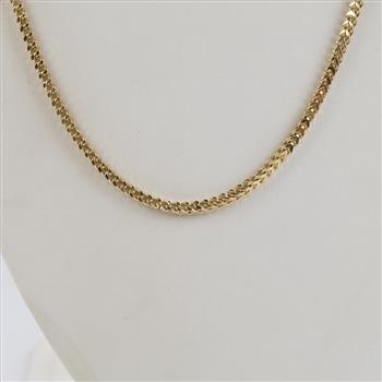 10kt Gold Hollow Necklace