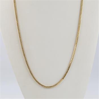 10kt Gold Hollow Necklace