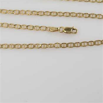 10kt Gold Hollow Necklace