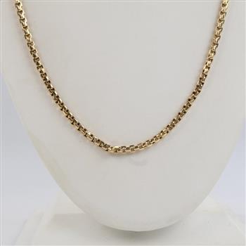 10kt Gold Hollow Necklace