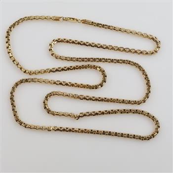 10kt Gold Hollow Necklace