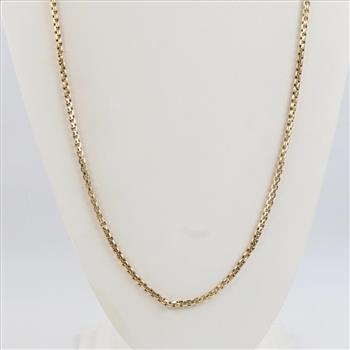 10kt Gold Hollow Necklace