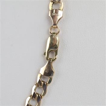 10kt Gold Hollow Necklace