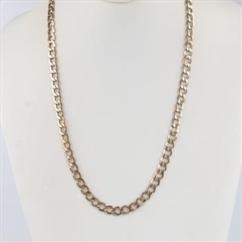 10kt Gold Hollow Necklace