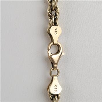 10kt Gold Hollow Necklace