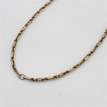 10kt Gold Hollow Necklace