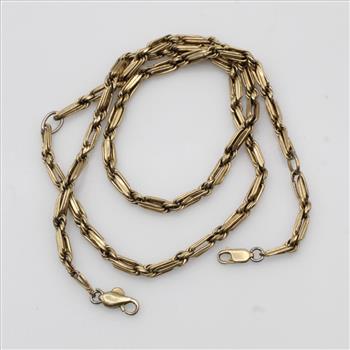 10kt Gold Hollow Necklace