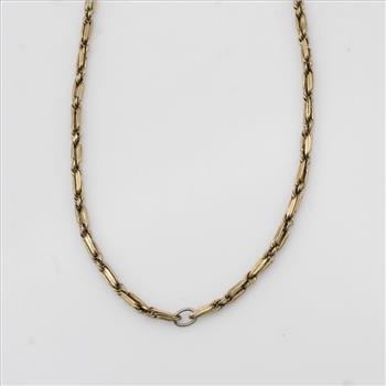 10kt Gold Hollow Necklace
