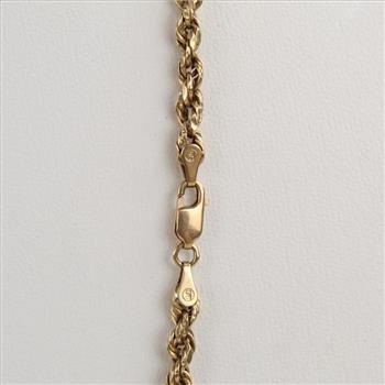 10kt Gold Hollow Necklace