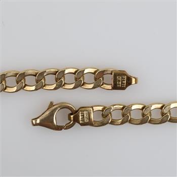 10kt Gold Hollow Necklace