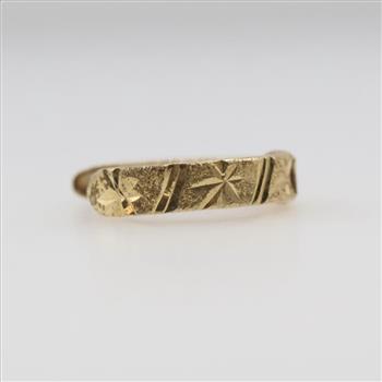 10kt Gold Hoop Earring