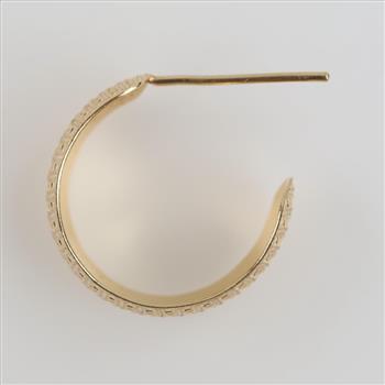 10kt Gold Hoop Earring