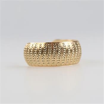 10kt Gold Hoop Earring