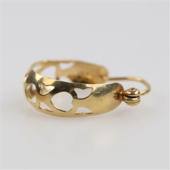 10kt Gold Hoop Earring