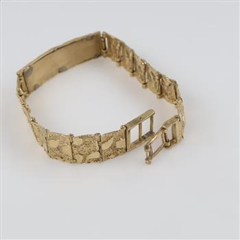 10kt Gold ID Bracelet