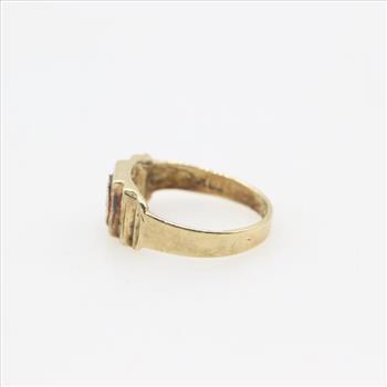 10kt Gold Initial Ring