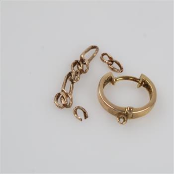 10kt Gold Jewelry, 4 Pieces