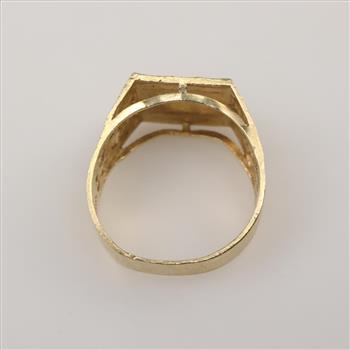10kt Gold Letter Initial Ring