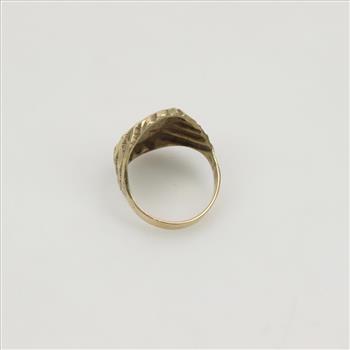 10kt Gold Letter P Ring