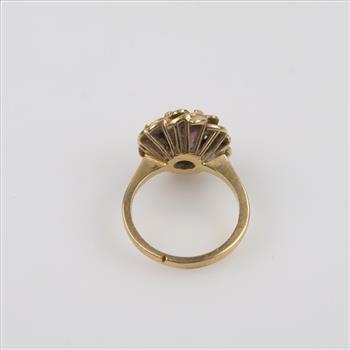 10kt Gold Light Purple Stone Ring