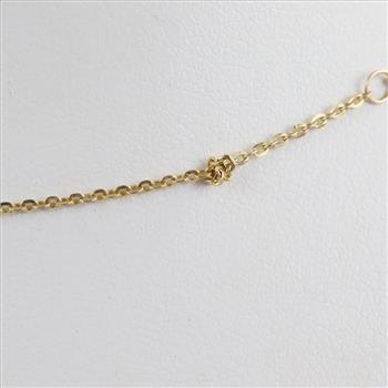 10kt Gold Lock And Key  Necklace