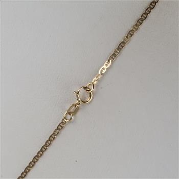 10kt Gold Mariner Link Necklace
