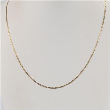10kt Gold Mariner Link Necklace