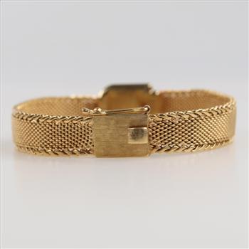 10kt Gold Mesh Watch Band