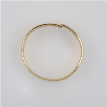 10kt Gold Miligrain Edge Band