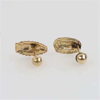 10kt Gold mismatch Earrings