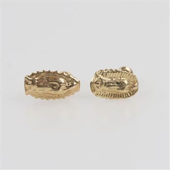 10kt Gold mismatch Earrings