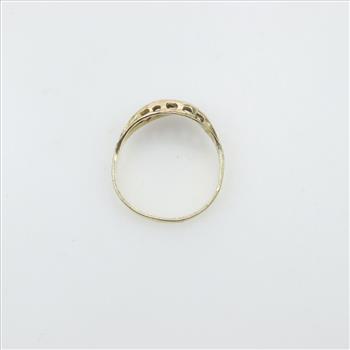 10kt Gold Multicolor Stone Dome Ring
