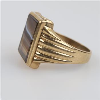 10kt Gold Multi-color Stone Ring