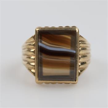 10kt Gold Multi-color Stone Ring