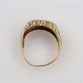 10kt Gold Name Ring