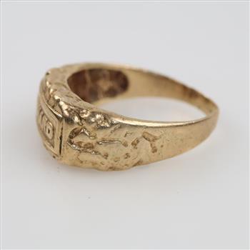 10kt Gold Name Ring