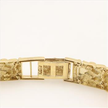 10kt Gold Nugget Bracelet