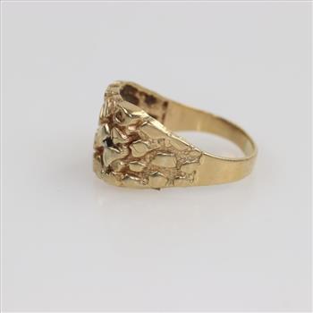 10kt Gold Nugget Ring