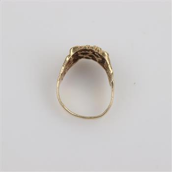 10kt Gold Nugget Ring