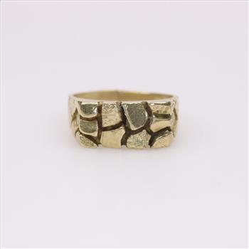 10kt Gold Nugget Ring