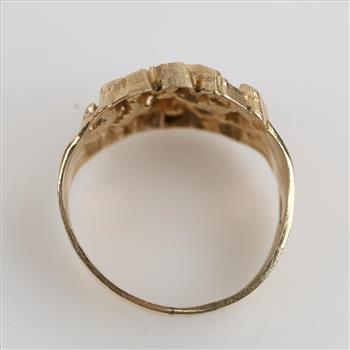 10kt Gold Nugget Ring
